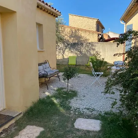 Gite Lou Sabai Au Pied Des Dentelles De Montmirail, Piscine Partagee Aubignan Exterior foto